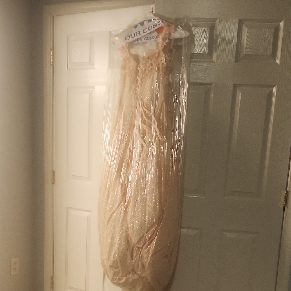 Elegant Cream Prom Dress